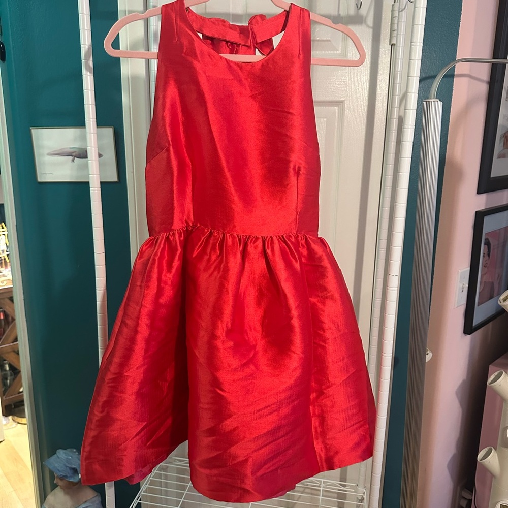 Red Fit and Flare Kate Spade Dress